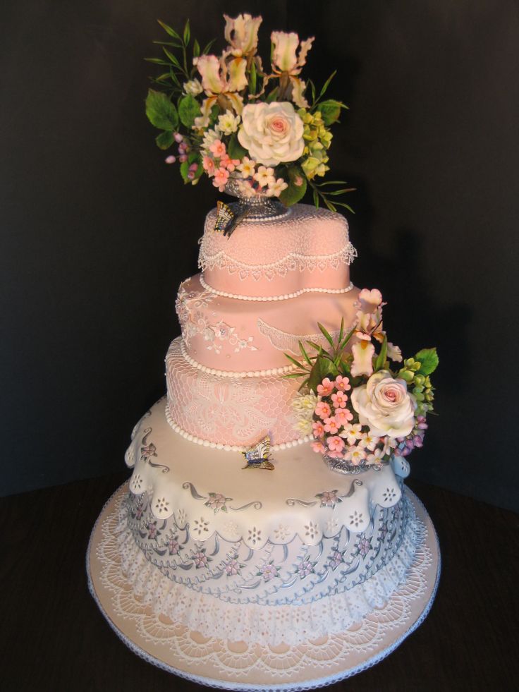 Lace Wedding Cake