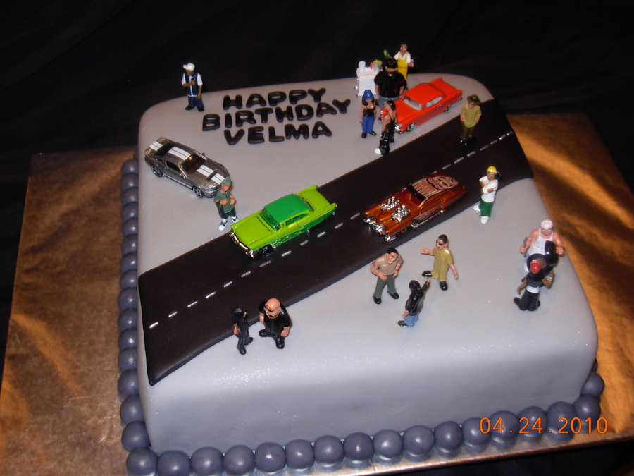 Lowrider Birthday Cake