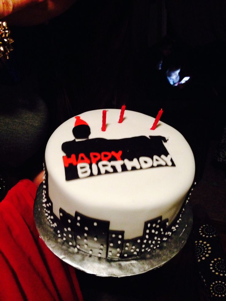 Mad Men Birthday Cake