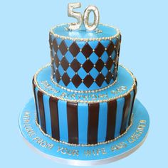 Man 50th Birthday Cake