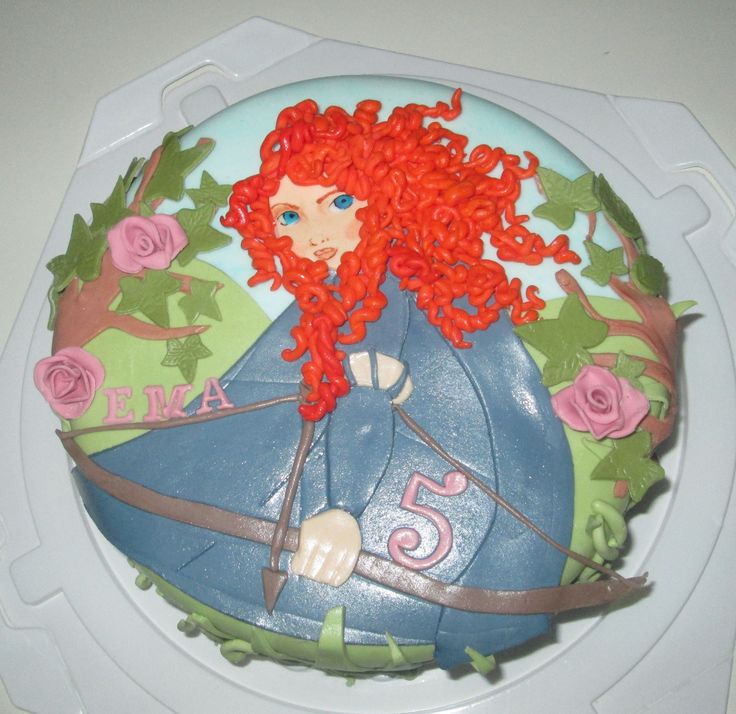 Merida Birthday Cake