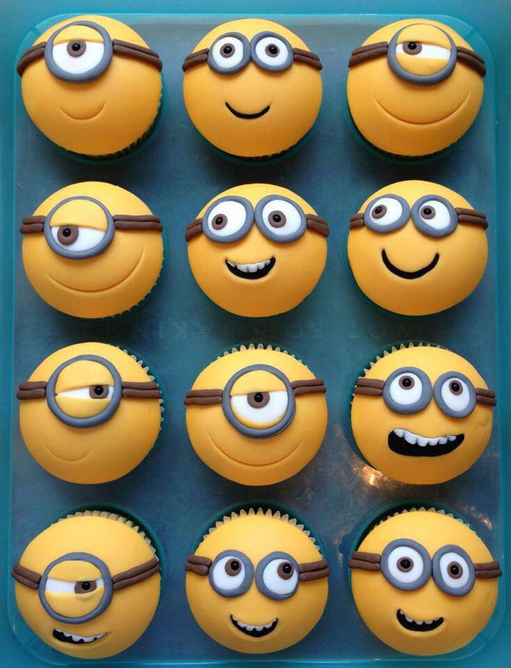 13 Photos of Minions Birthday Cupcakes Pinterest