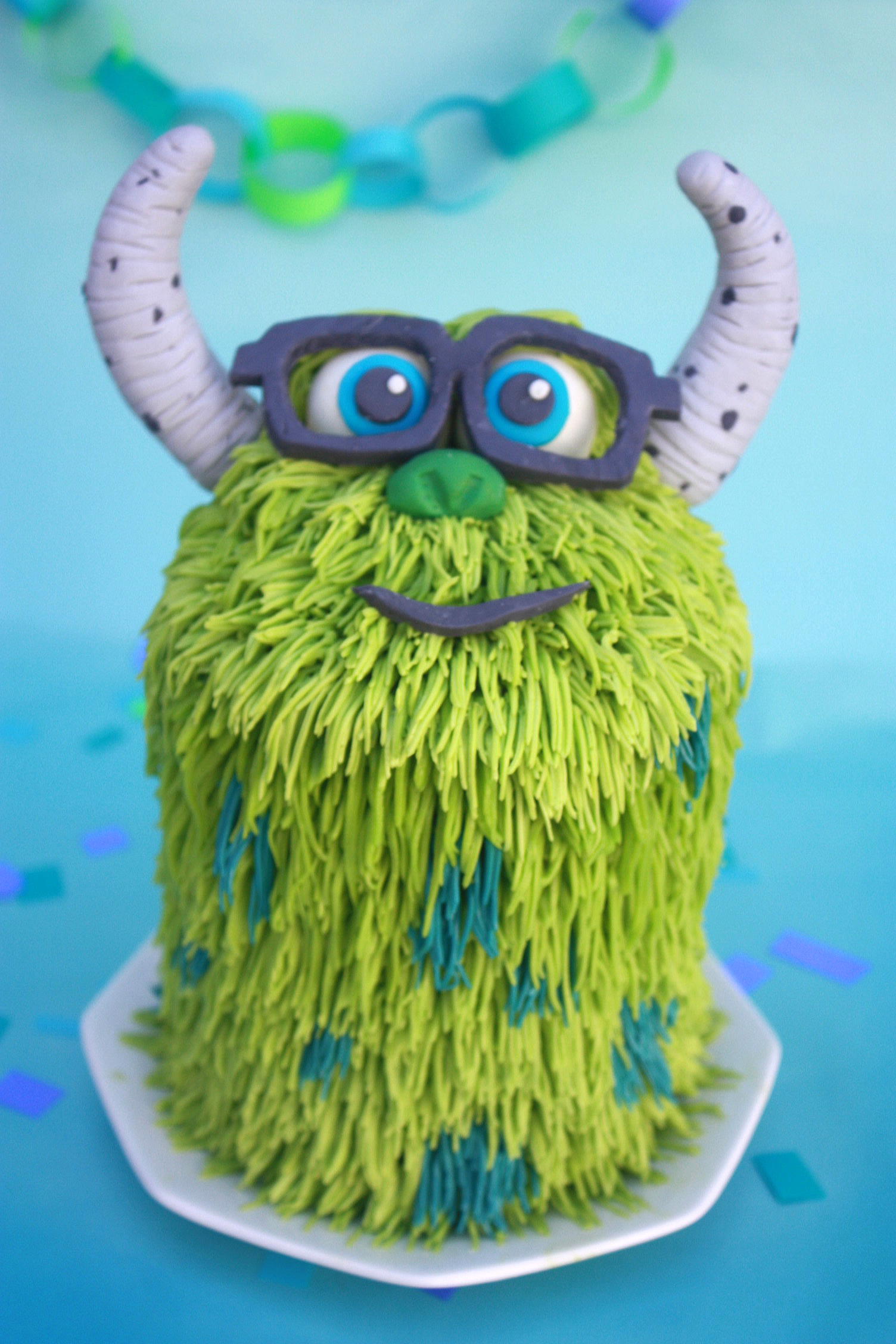 Monster First Birthday Cake