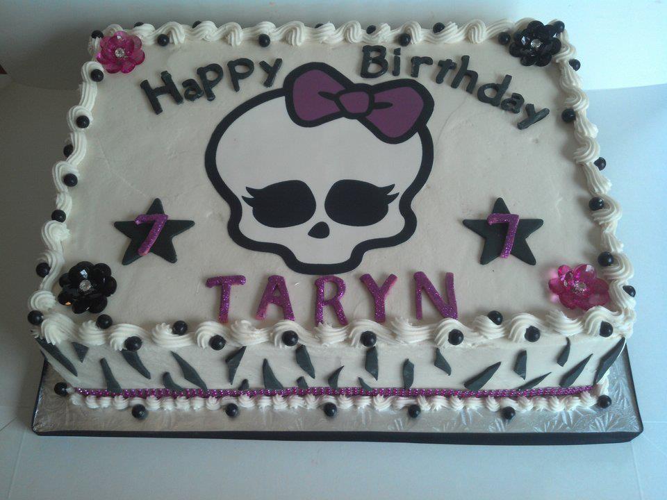 Monster High Sheet Cake