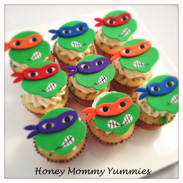 Ninja Turtle Cupcakes