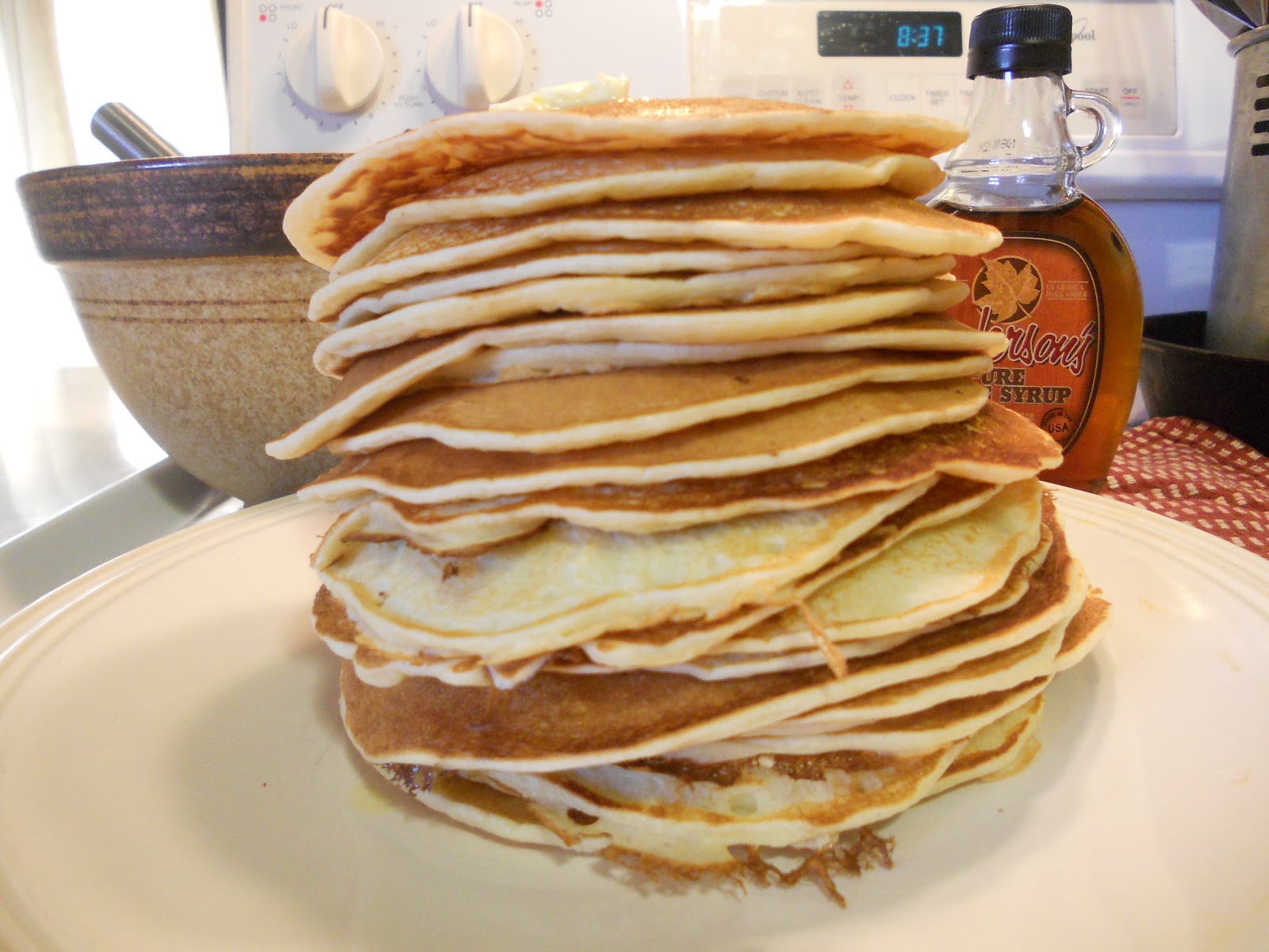 Pancake Stack Cartoon