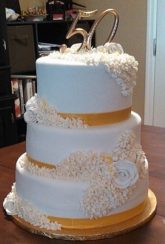 Pinterest 50th Wedding Anniversary Cakes