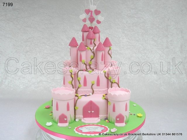 Princess Castle Birthday Cake