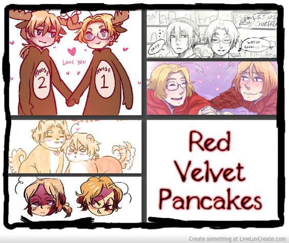 Red Velvet Pancakes Hetalia