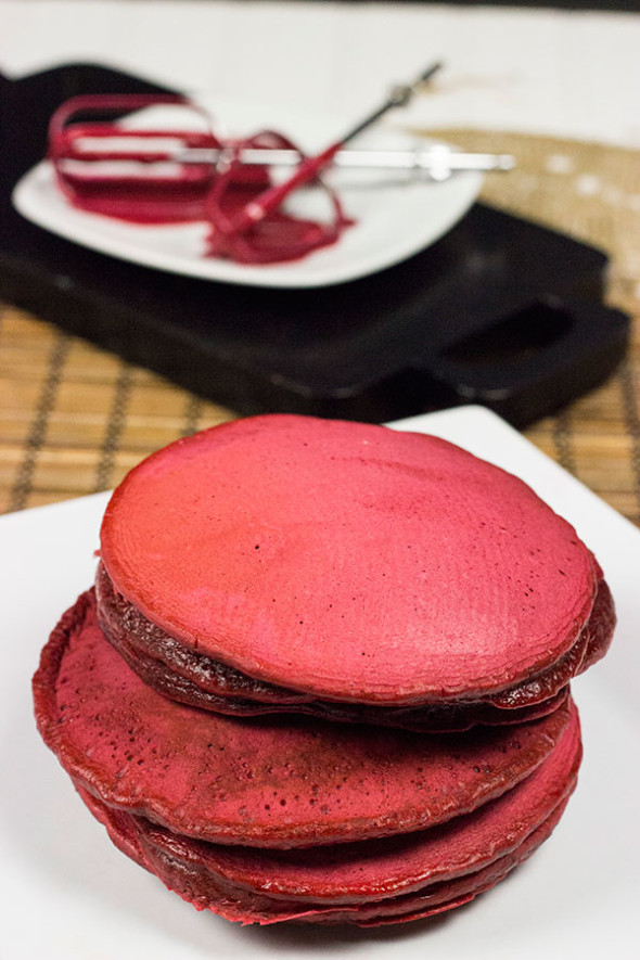 Red Velvet Pancakes