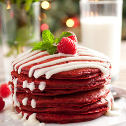 5 Photos of Devil Red Pancakes