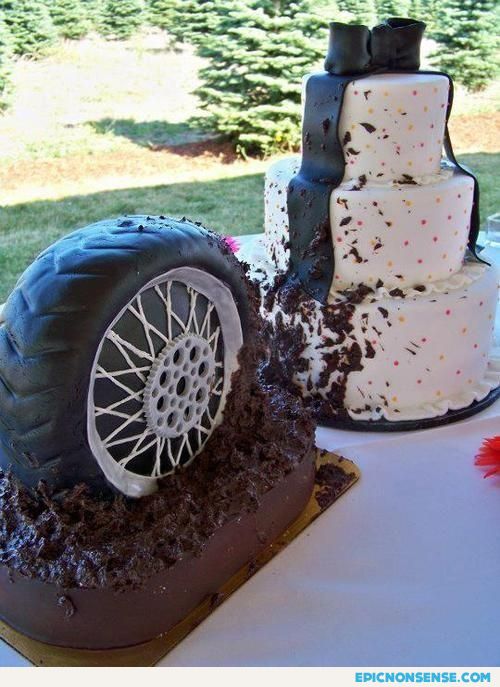 Redneck Wedding Cake