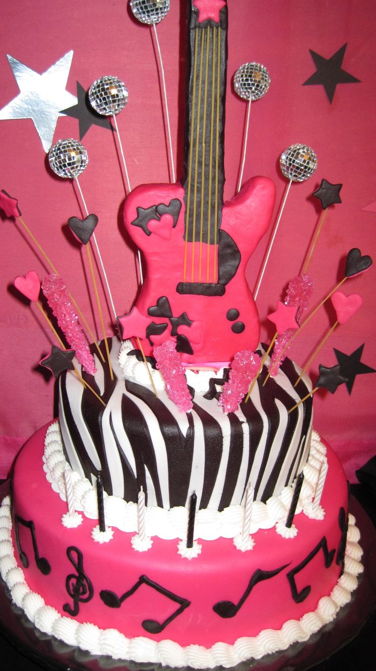 Rock Star Birthday Cake Ideas