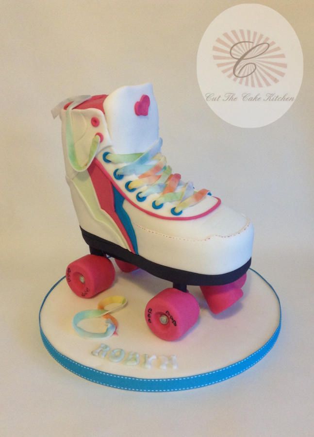 Roller Skate Birthday Cake