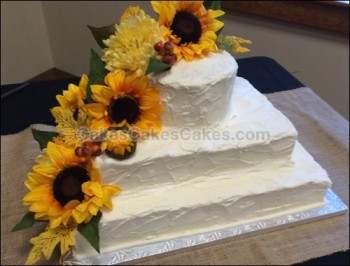 Rustic Wedding Sheet Cakes