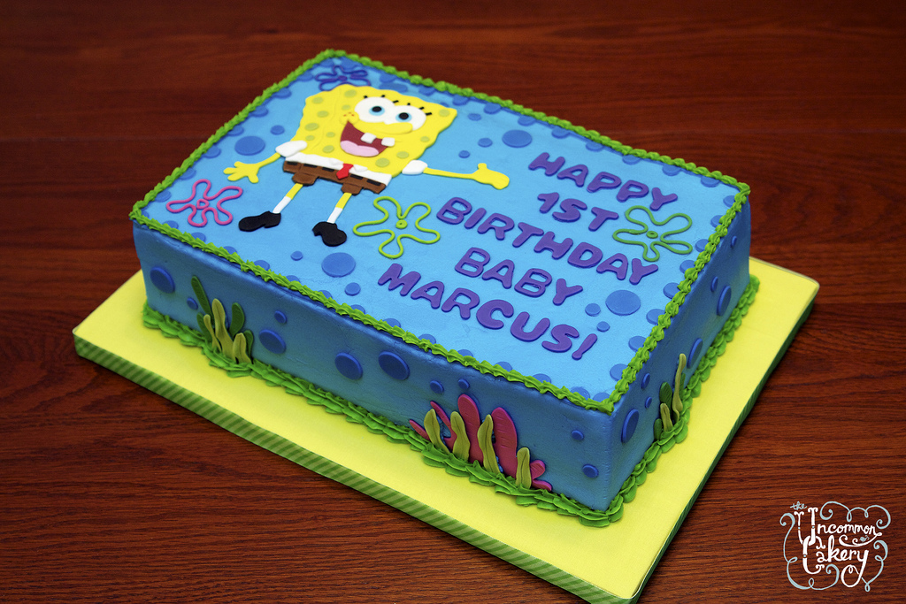 Spongebob Birthday Cake