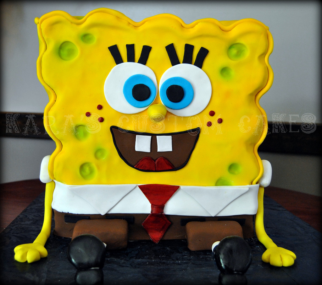 11 Photos of Sponge Bob Square Birthday Cakes