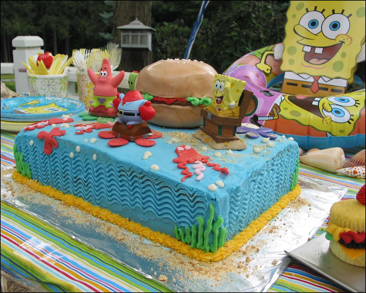 Spongebob SquarePants Birthday Cake