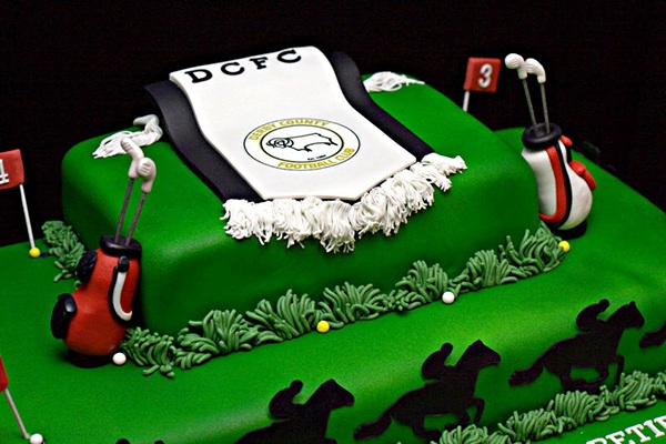 Sports-Themed Retirement Cakes