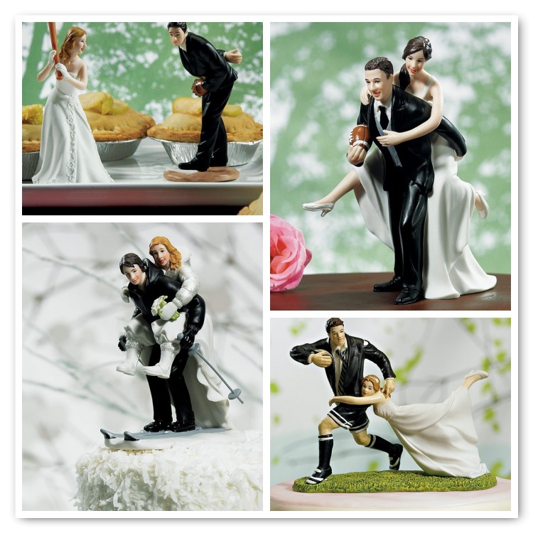 Sports Wedding Cake Toppers