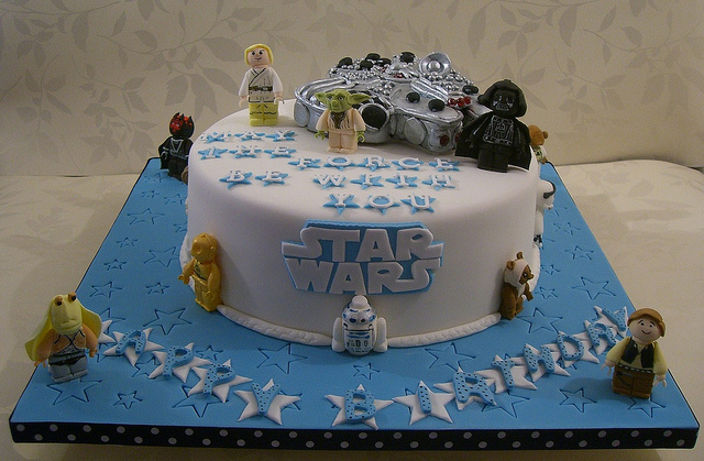 8 Photos of Star Wars Birthday Cakes Photo Gallery