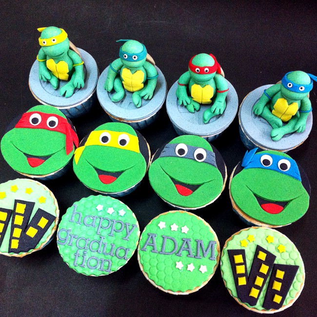 Teenage Mutant Ninja Turtles Cupcake Cake