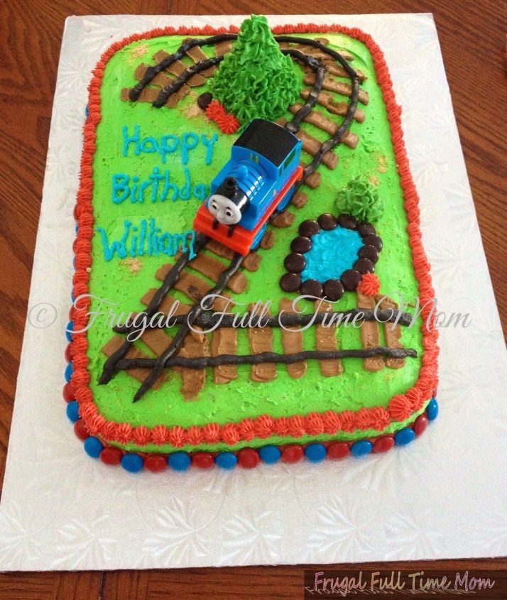 Thomas the Train Birthday Cake 2