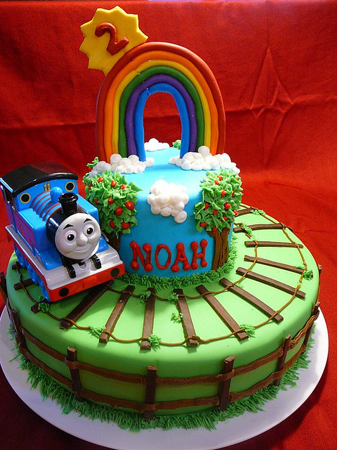 Thomas Train Birthday Cake