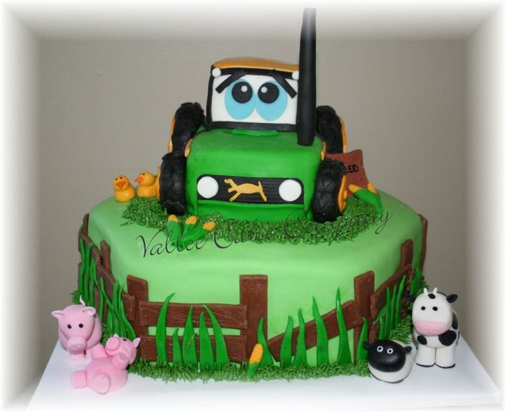 Tractor Birthday Cake