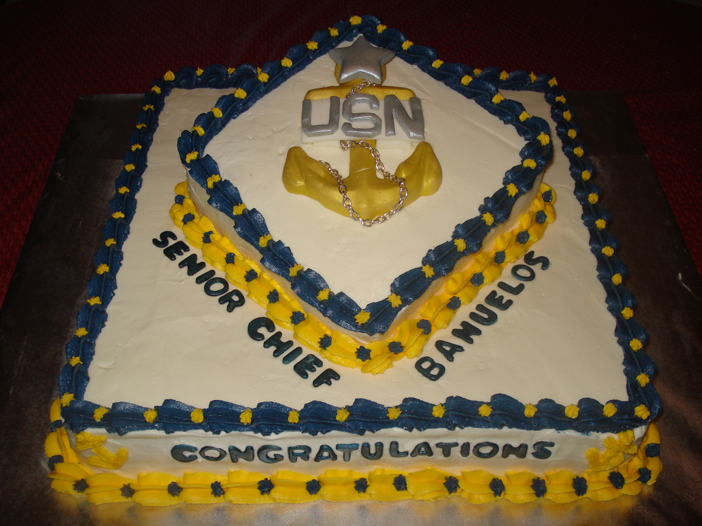 United States Navy Senior Chief Cake