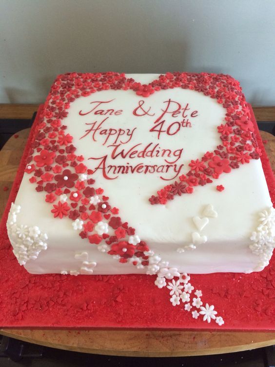 Wedding Anniversary Cake Ideas