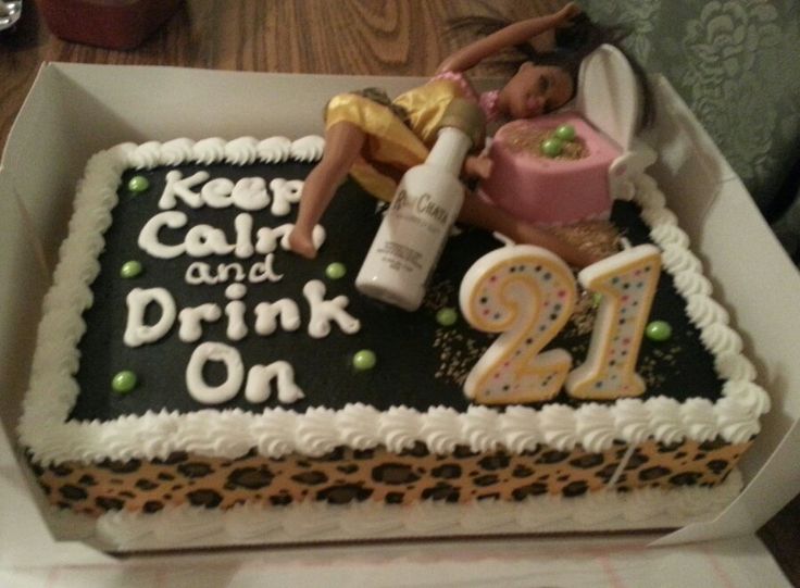 21st Birthday Cake