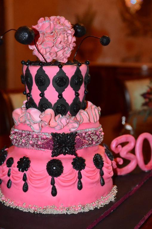 30th Birthday Cake Decorating Ideas