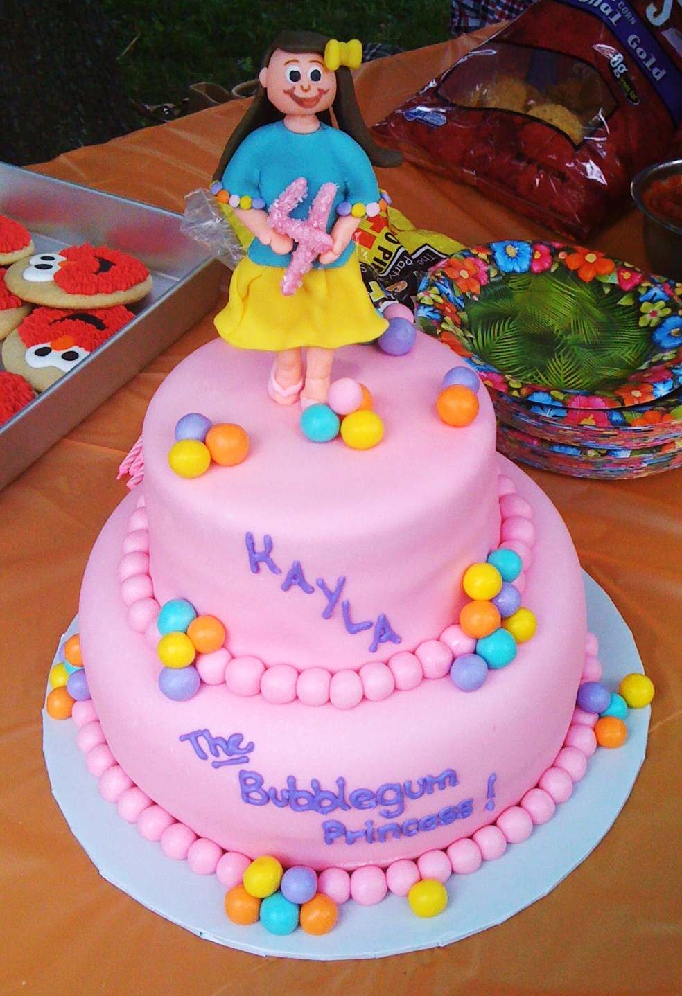 4 Year Old Girl Birthday Cake