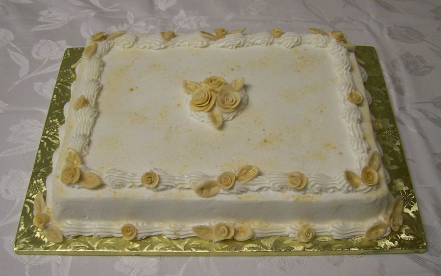 50th Wedding Anniversary Sheet Cakes