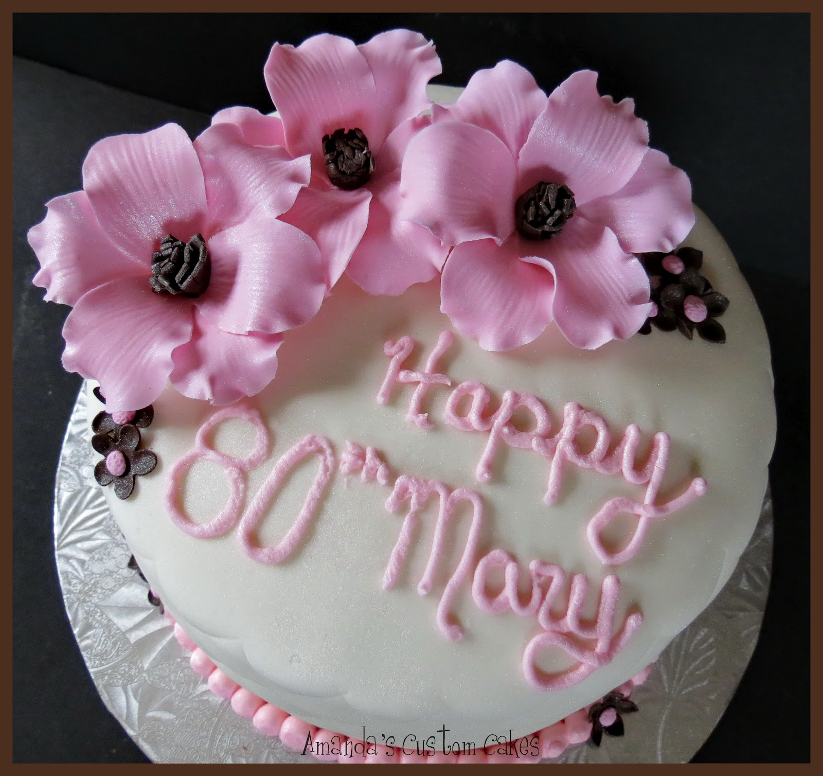 80th Birthday Cake