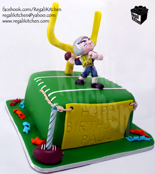 American Football Birthday Cake