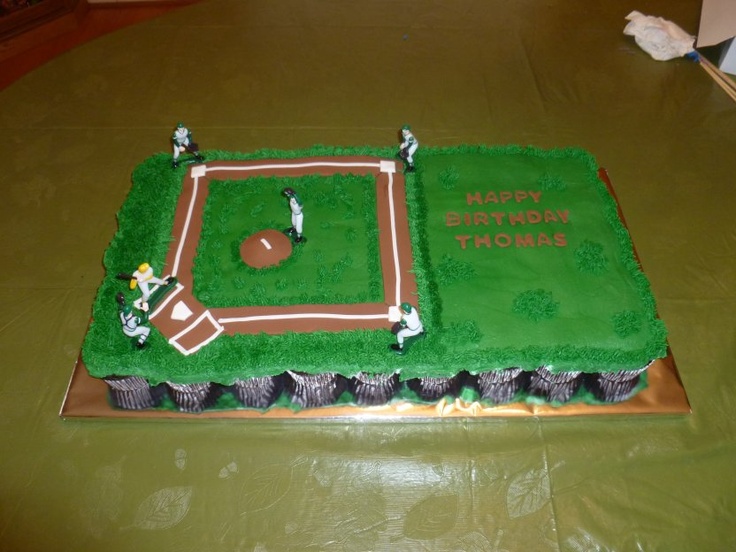 Baseball Sheet Cake