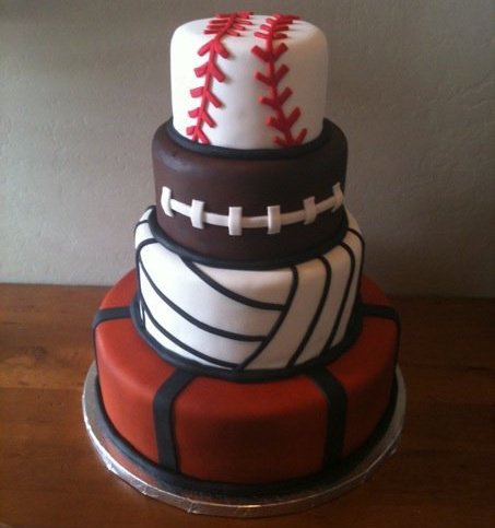 7 Photos of Teen Boy Sports Birthday Cakes