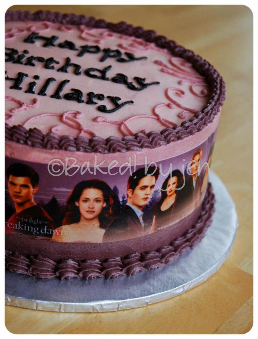 Breaking Dawn Birthday Cake