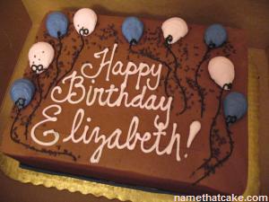 9 Photos of Odd Birthday Elizabeth Cakes