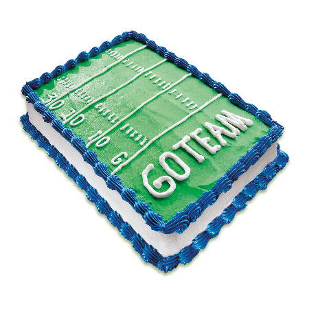 Carvel Football Ice Cream Cake