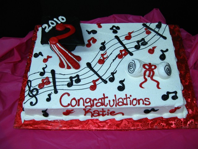 Carvel Ice Cream Graduation Cake