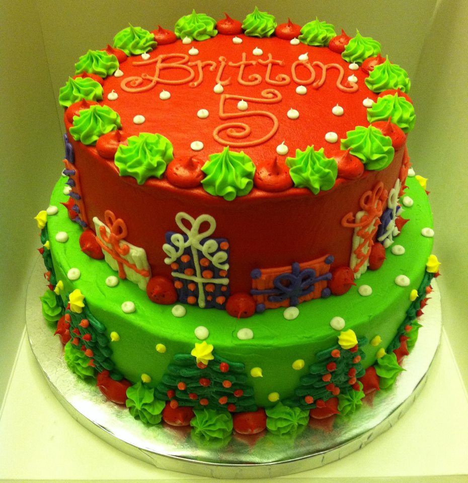 12 Photos of Xmas Birthday Cakes