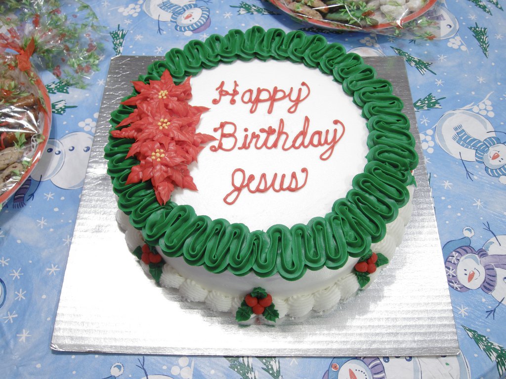 Christmas Jesus Birthday Cake