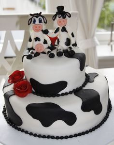 Cow Wedding Cake