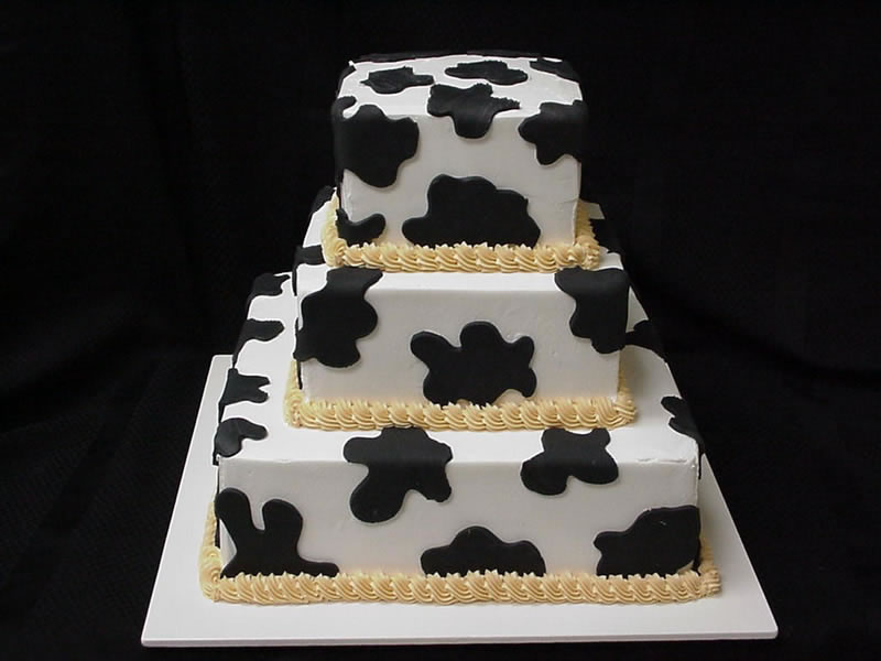 Cow Wedding Cake