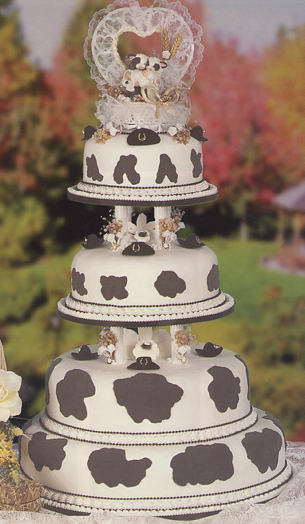 Cow Wedding Cake