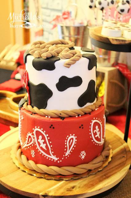 Cowboy Birthday Party Cake