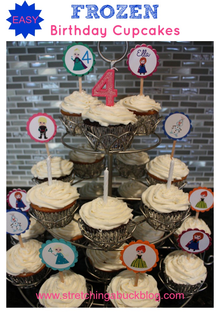 Disney Frozen Birthday Cupcake Ideas